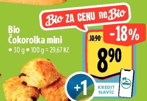 Rolka čokoládová bio