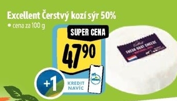 Sýr kozí čerstvý 50 % Albert Excellent