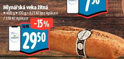 Veka Mlynářská žitná Albert