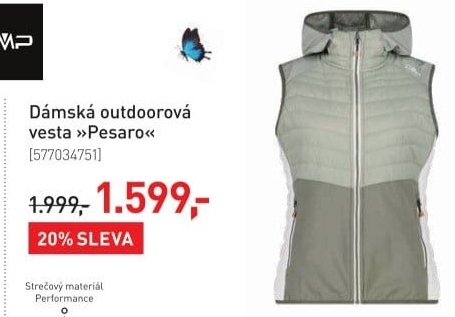 Dámská outdoorová vesta CMP