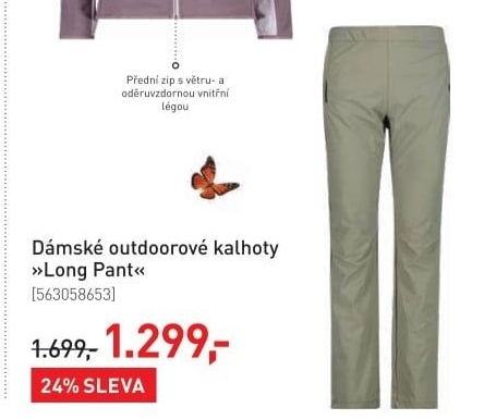 Dámské outdoorové kalhoty CMP