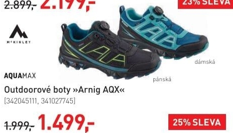 Pánská outdoorová obuv Arnig AQX McKINLEY