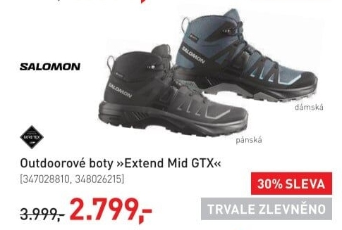 Pánská outdoorová obuv Extend Mid GTX Salomon