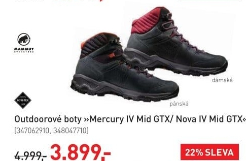 Pánská outdoorová obuv MAMMUT Mercury IV Mid GTX