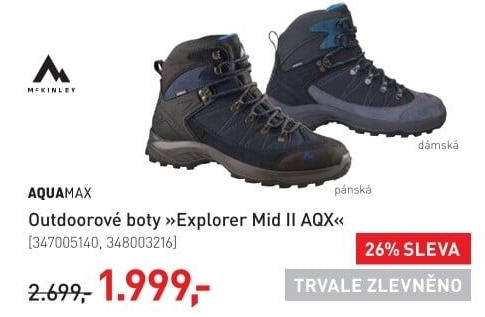 Pánská outdoorová obuv McKINLEY Explorer Mid AQX