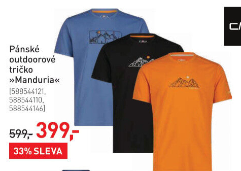Pánské outdoorové tričko CMP