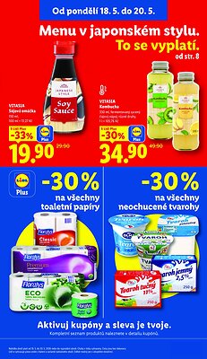 akční leták Lidl 18.5.2026-20.5.2026