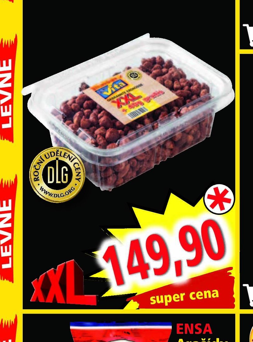 Vita Pražené mandle nebo arašídy