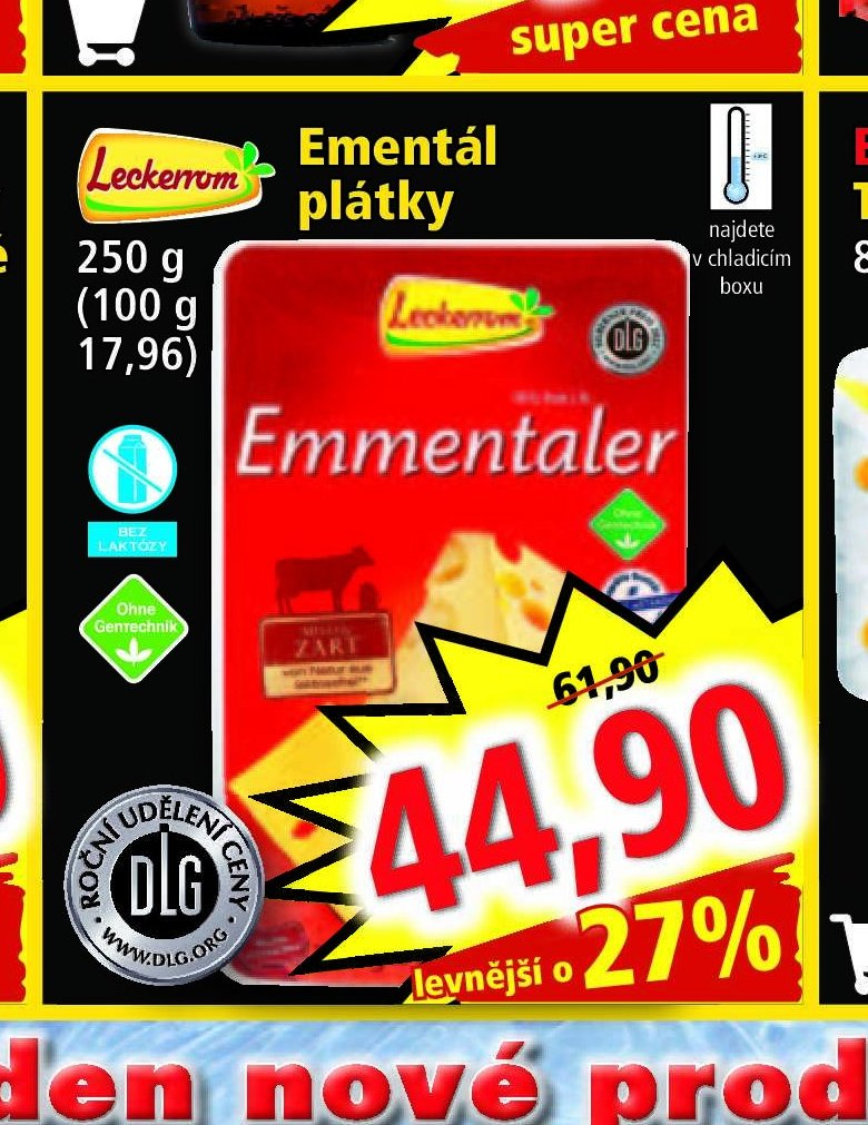 Leckerron Ementál plátky