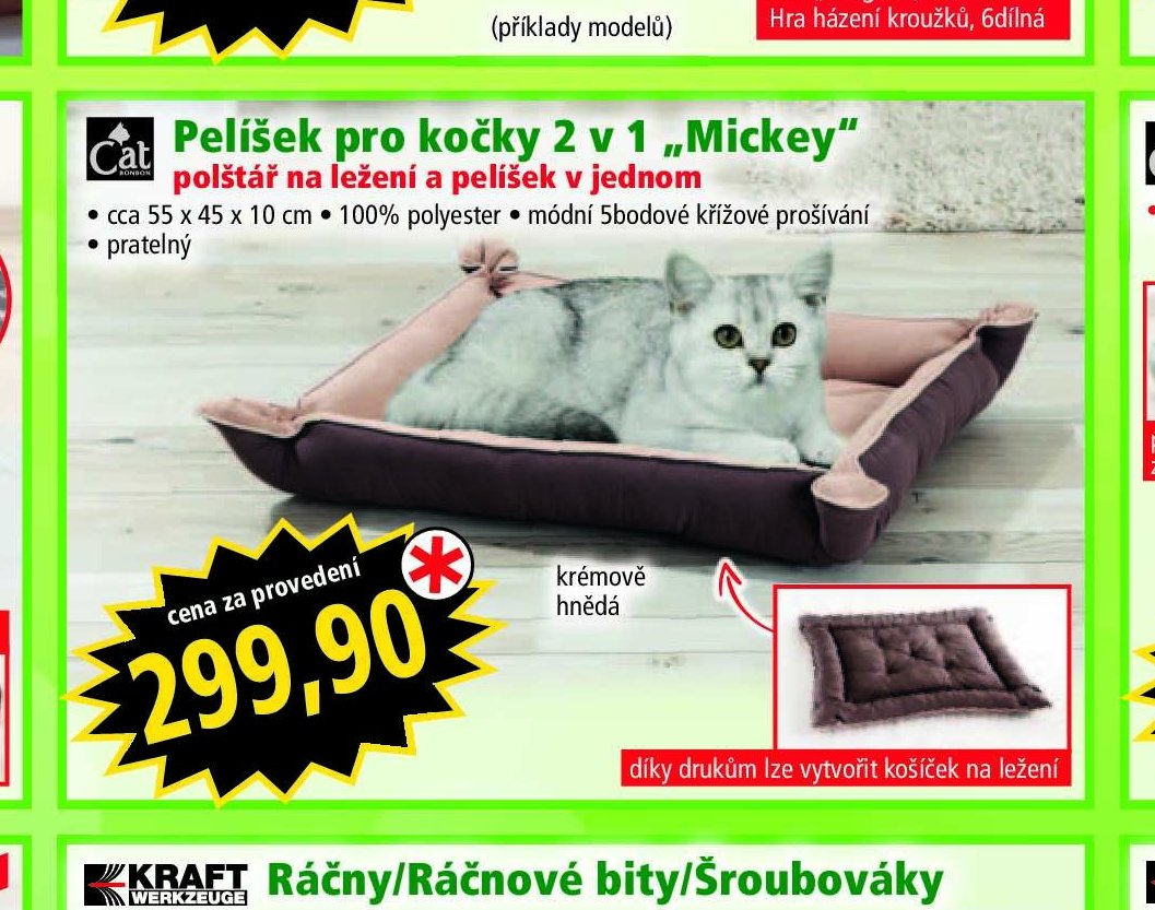 Pelíšek pro kočky 2 v 1 Mickey