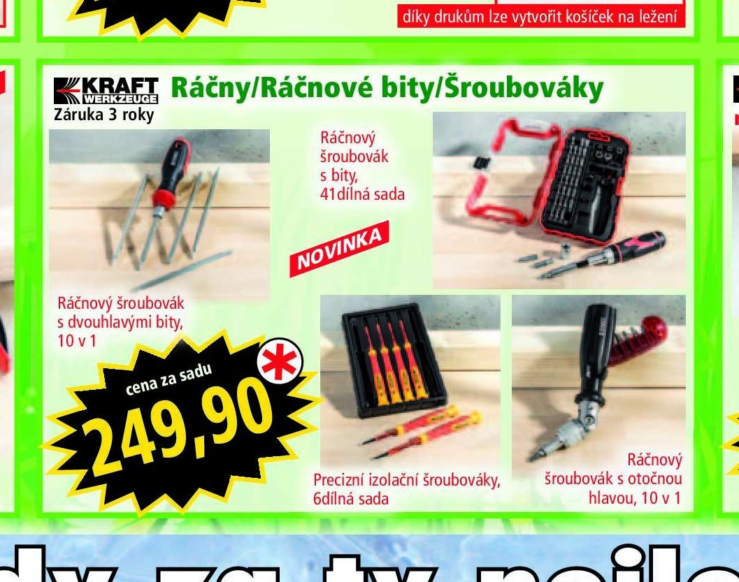 Ráčný/Ráčnové bity/Šroubováky
