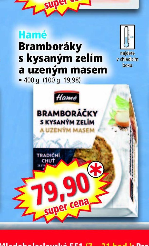 Hamé Bramboráky s kysaným zelím a uzeným masem