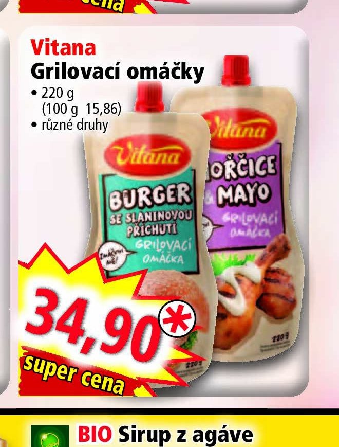 Vitana Grilovací omáčky
