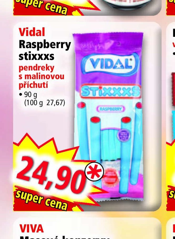 Vidal Raspberry stixxx