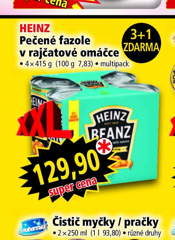 HEINZ Pečené fazole v rajčatové omáčce