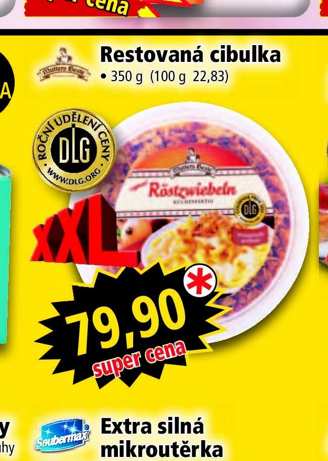 Restovaná cibulka