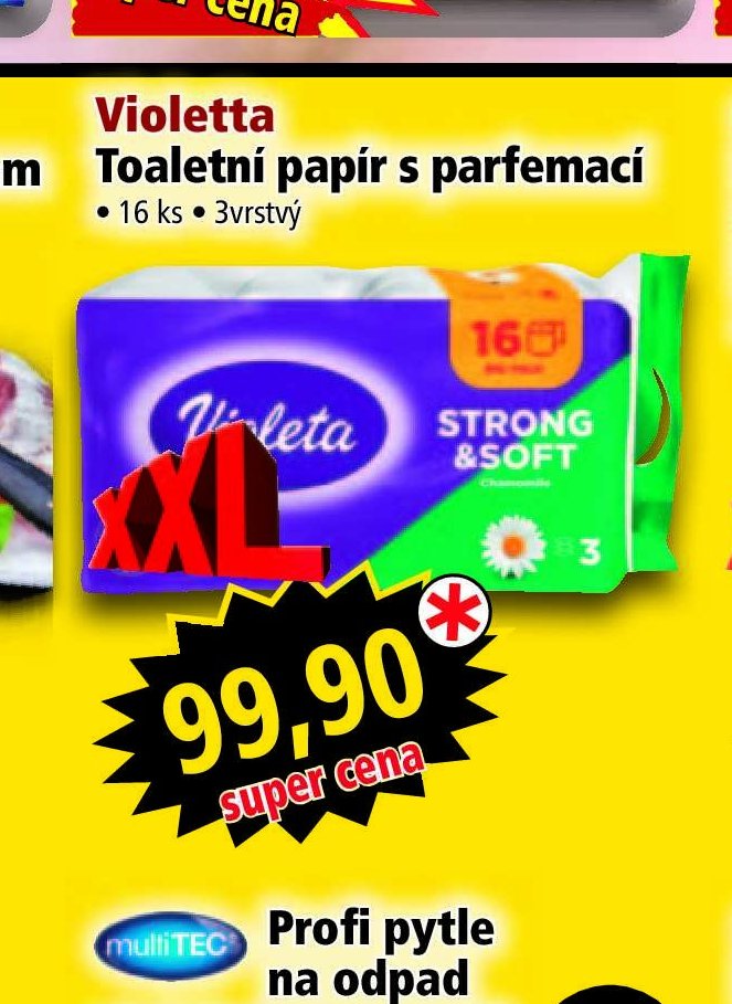 Violetta Toaletní papír s parfemací