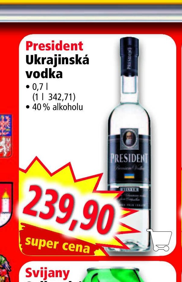 President Ukrajinská vodka
