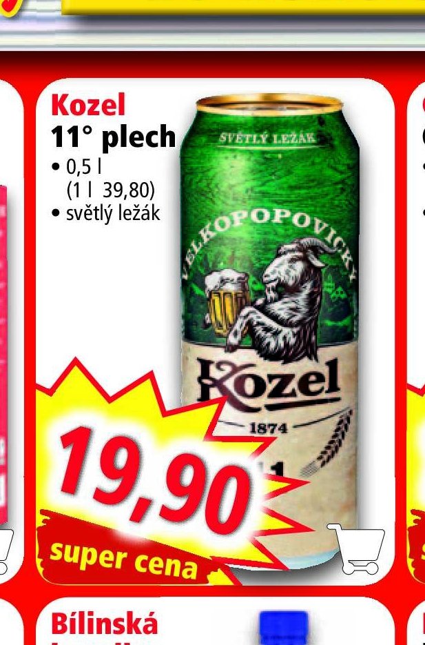 Kozel 11° plech