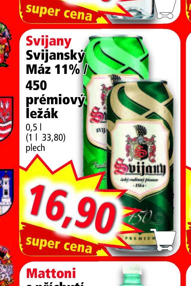 Svijany Svijanský Máz 11% 450 prémiový ležák