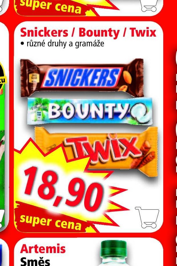 Snickers / Bounty / Twix