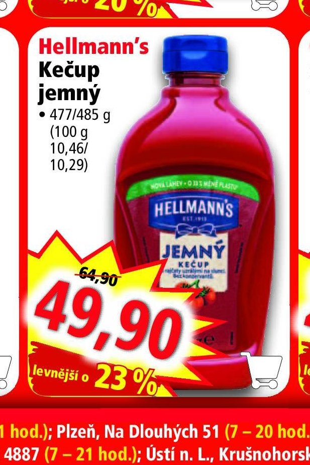 Hellmann's Kečup jemný