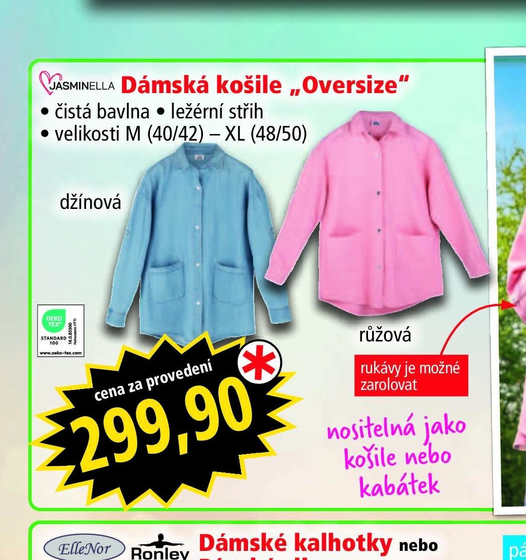 Dámská košile „Oversize“