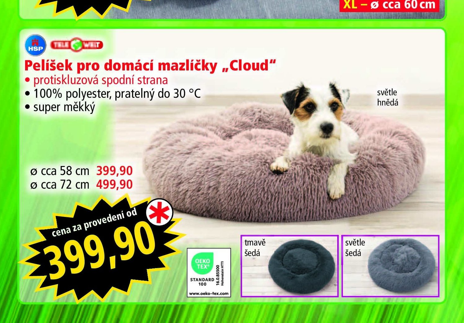 Pelíšek pro domácí mazlíčky „Cloud“