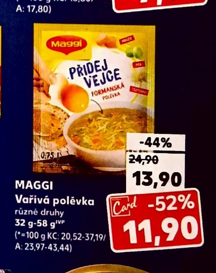 Maggi Vařivá polévka různé druhy