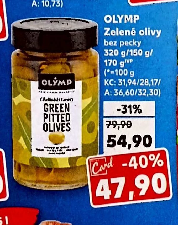 Olymp Zelené olivy