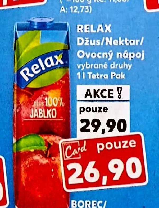 Relax Džus/Nektar/Ovocný nápoj