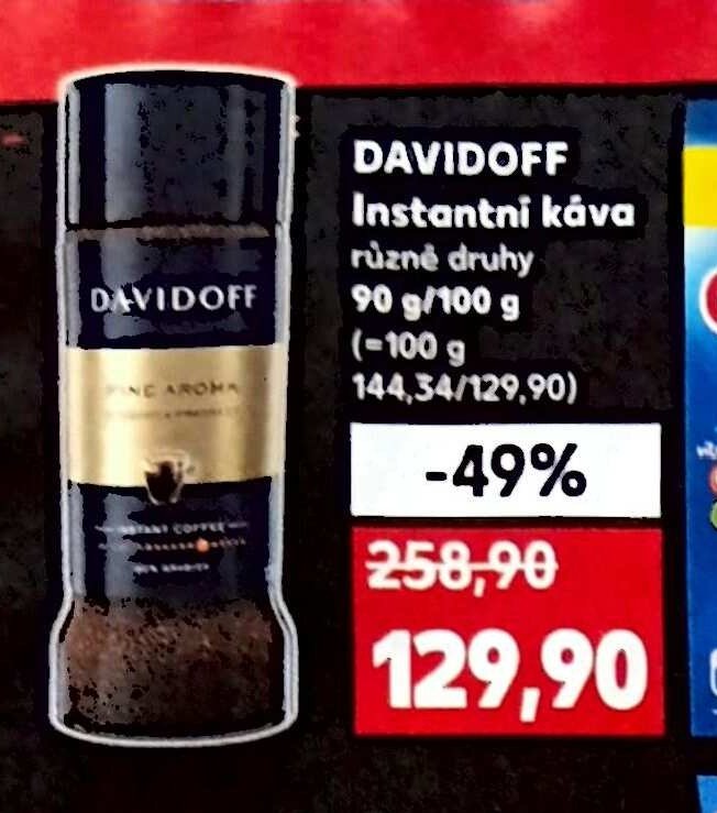 DAVIDOFF Instantní káva
