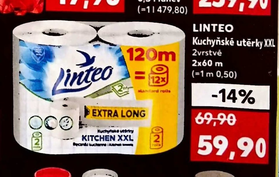 LINTEO Kuchyňské utěrky XXL