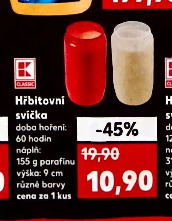 HŘBITOVNÍ svíčka 60 hodin