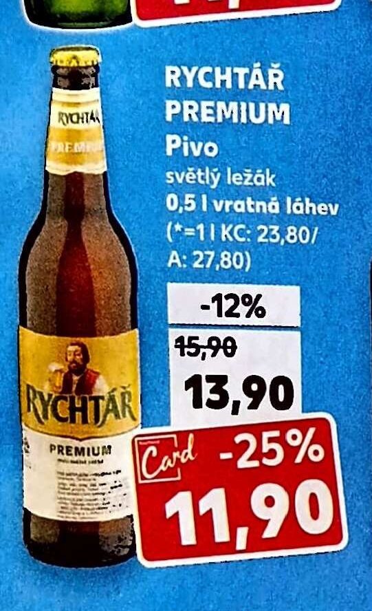 Rychtář Premium Pivo světlý ležák