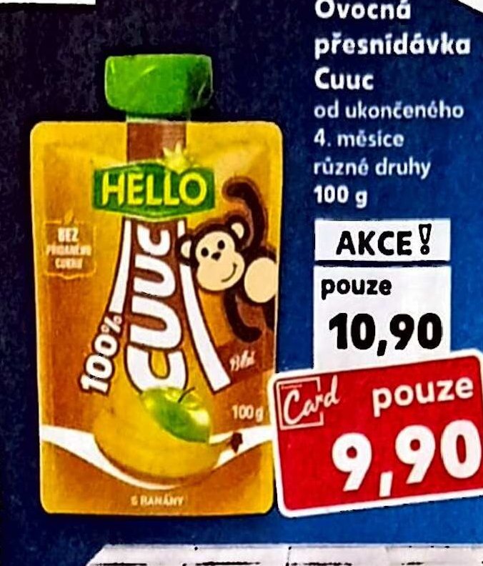 HELLO Ovocná přesnídávka
