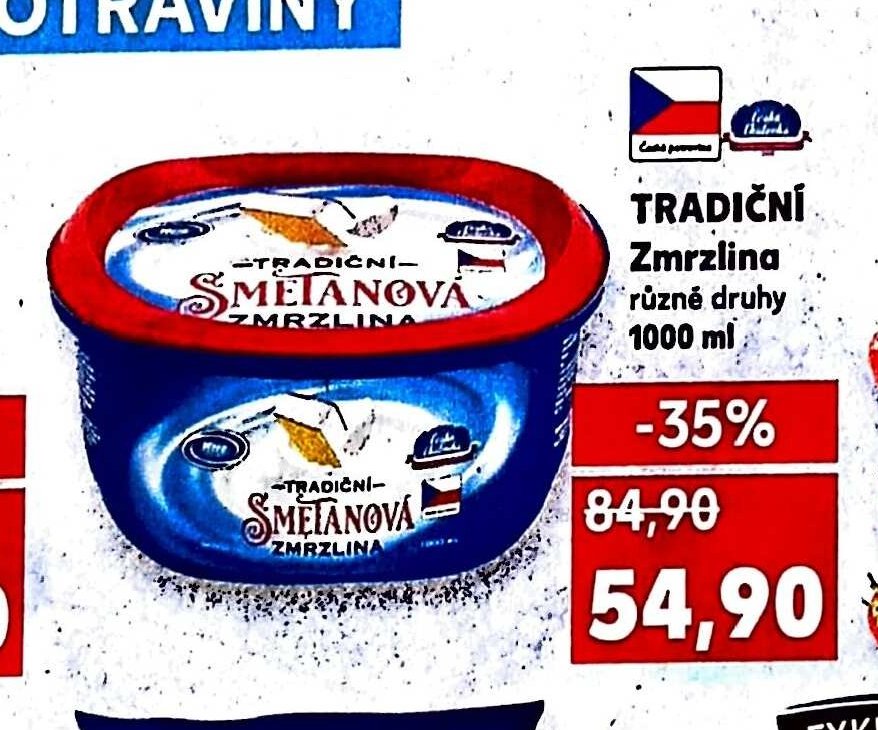 Tradiční Zmrzlina, 1000 ml