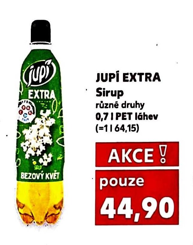 JUPÍ EXTRA Sirup