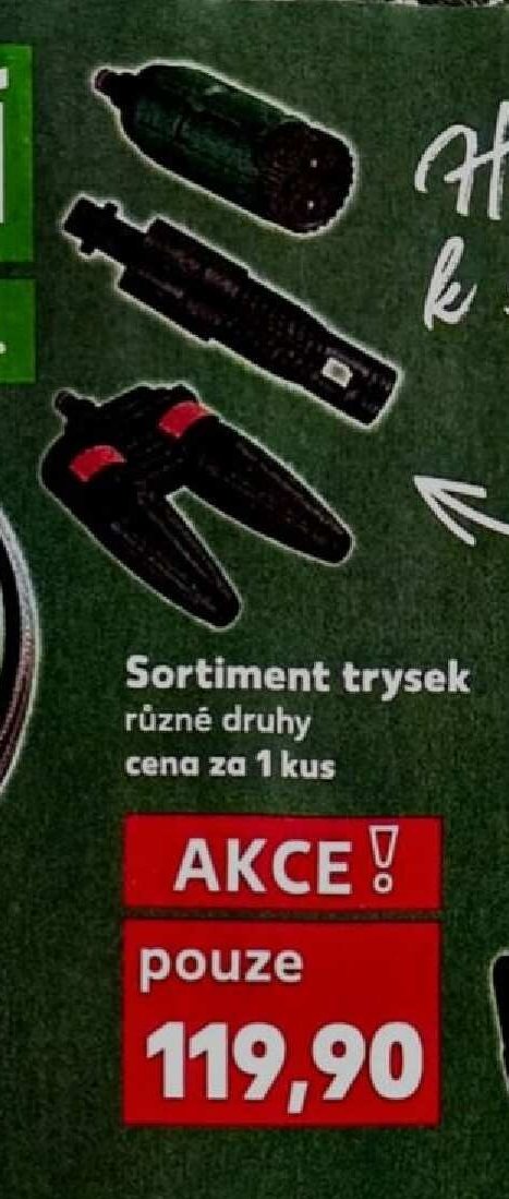 Sortiment trysek