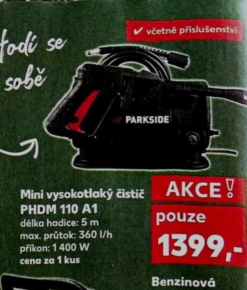 Mini vysokotlaký čistič PHDM 110 A1