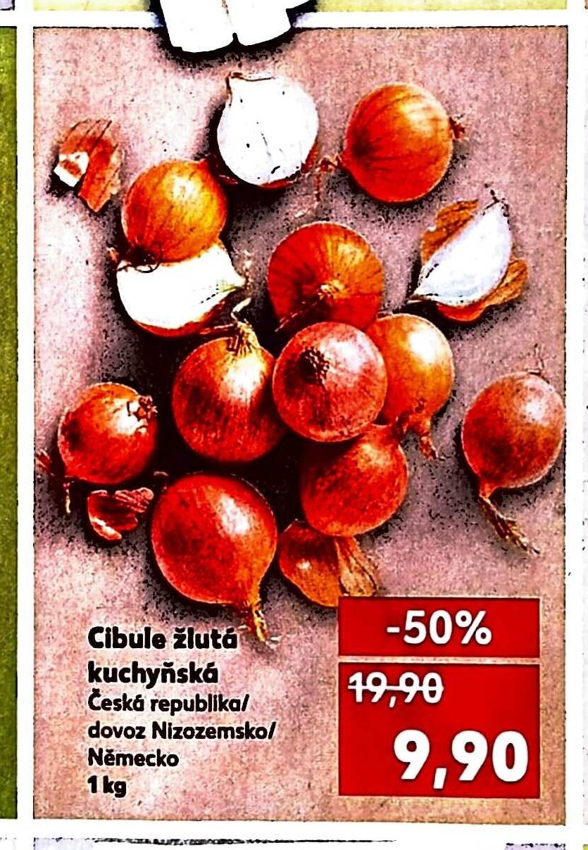 Cibule žlutá kuchyňská 1 kg