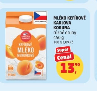 MLÉKO KEFÍROVÉ KARLOVA KORUNA