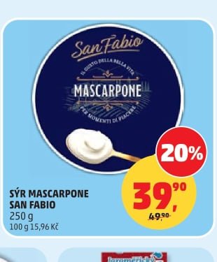 SÝR MASCARPONE SAN FABIO 250 g