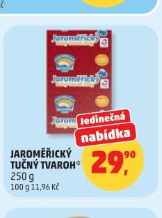 JAROMĚŘICKÝ TUČNÝ TVAROH 250 g
