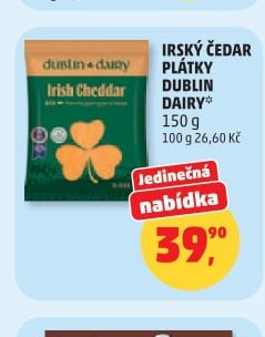 IRSKÝ ČEDAR PLÁTKY DUBLIN DAIRY 150 g