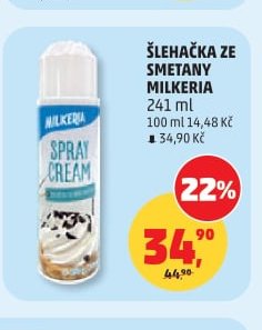 ŠLEHAČKA ZE SMETANY MILKERIA 241 ml