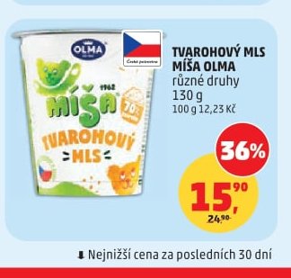TVAROHOVÝ MLS MÍŠA OLMA různé druhy 130 g