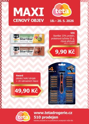 akční leták Teta drogerie 17.5.2026-20.5.2026