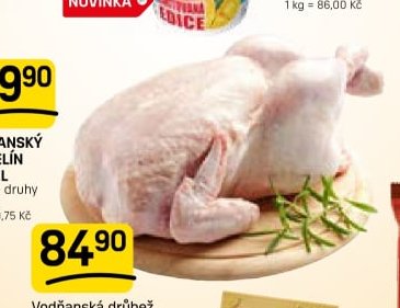 Vodňanská drůbež KUŘE CHLAZENÉ BEZ DROBŮ