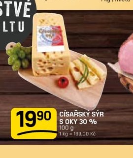 CÍSAŘSKÝ SÝR S OKY 30%